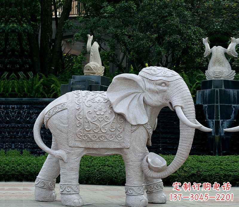 开封大理石卷鼻动物大象
