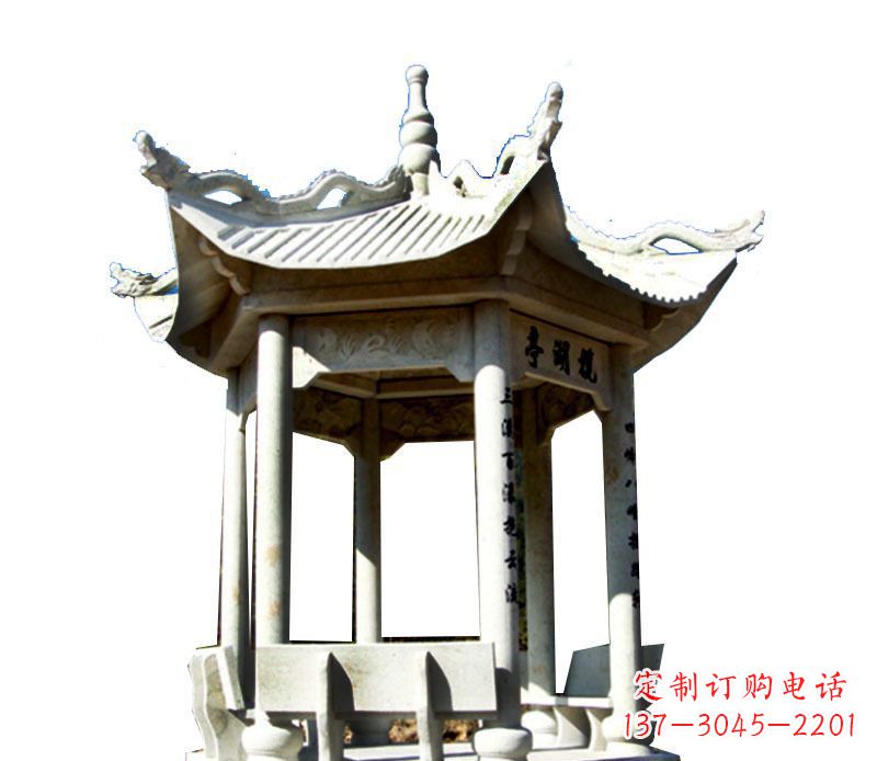 开封大理石凉亭石雕,历史韵味浓郁