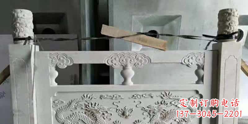 开封大理石龙浮雕栏板雕塑