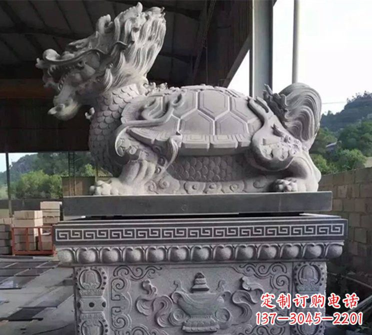 开封中领雕塑 | 手工制作大理石龙雕塑