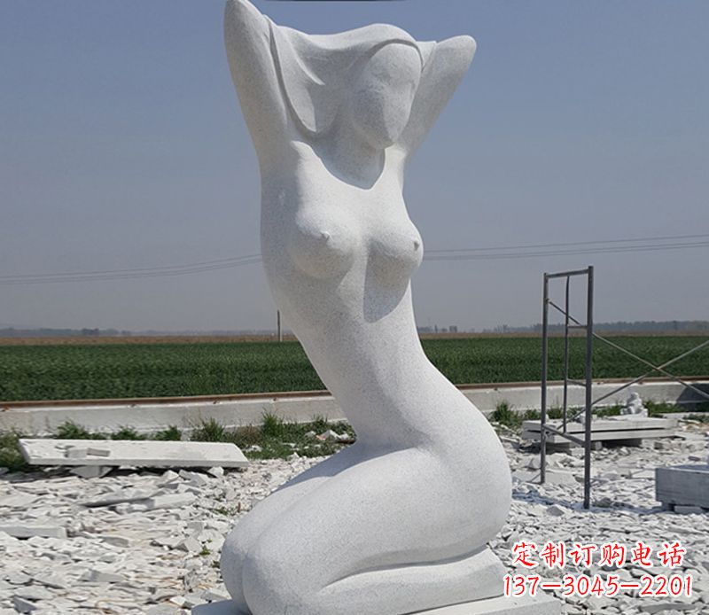 开封优雅大理石美女雕塑