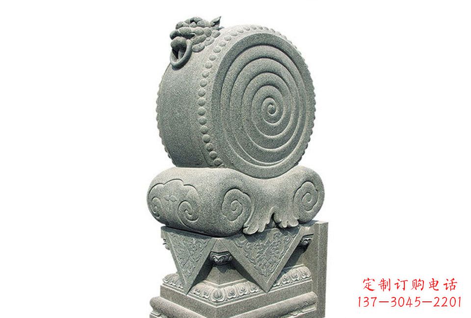 开封门墩招财石雕