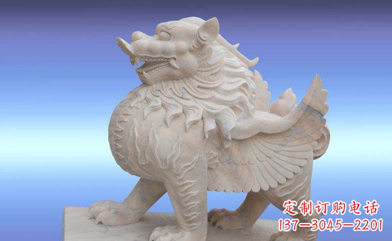 开封大理石貔貅神兽石雕