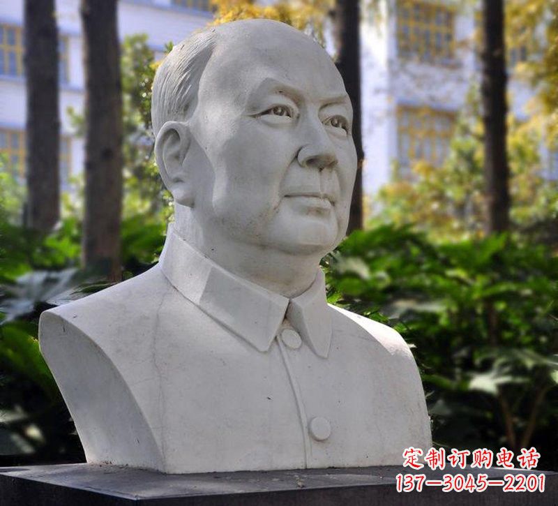 开封大理石钱学森胸像石雕——赞颂改革开放的先驱