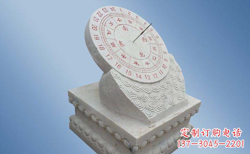 开封精致古典大理石日晷雕塑