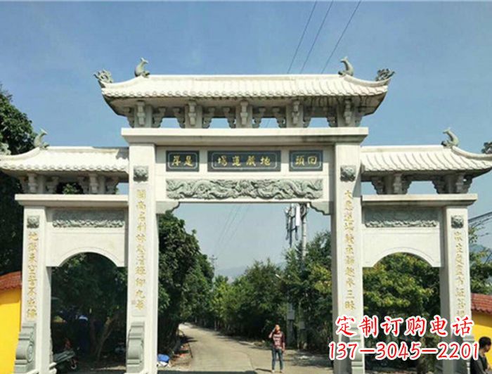 开封大理石牌坊雕塑