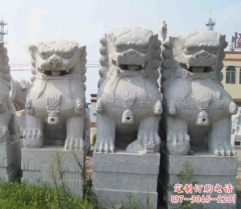 开封北京玉石狮子雕塑