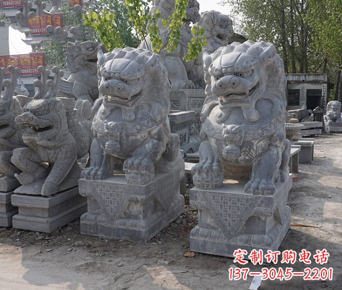 开封大理石狮子雕塑