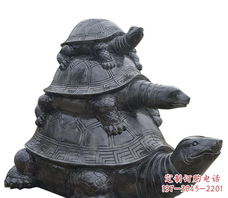 开封高品质大理石乌龟母子石雕