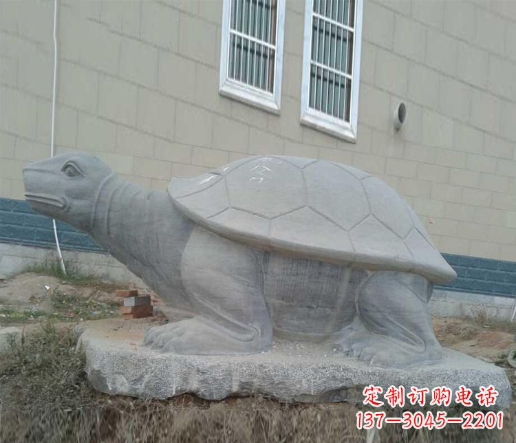 开封大理石乌龟石雕精美的古典风格装饰