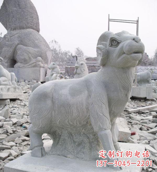 开封大理石羊雕塑 (2)