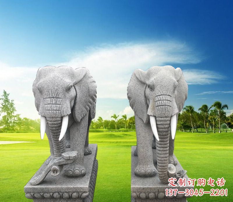 开封精美大象雕塑,招财进宝