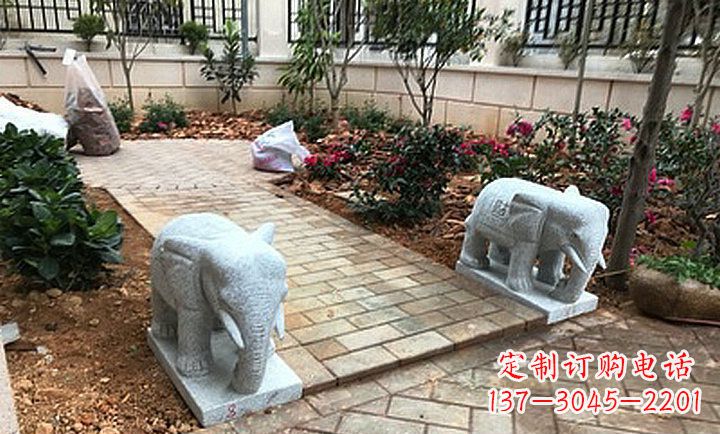 开封大理石小象石雕,让你的大好家园更加美丽