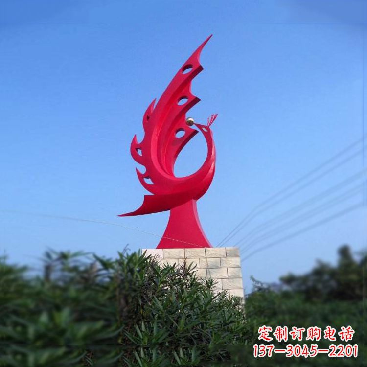 开封凤凰不锈钢雕塑