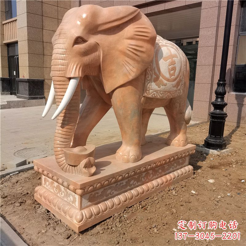 开封大象石雕——辟邪守护