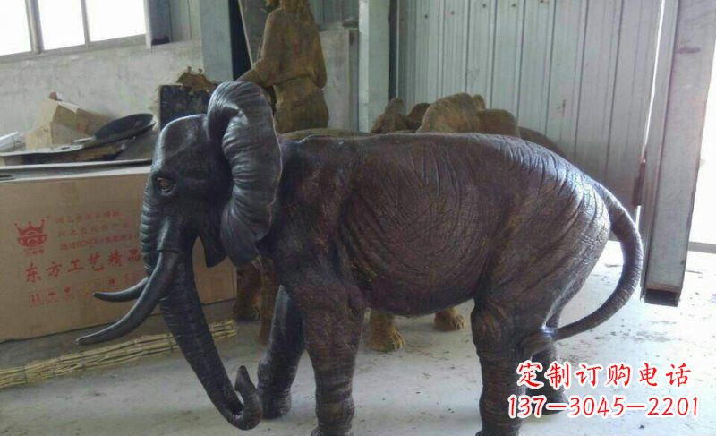 开封大象铜雕广场动物雕塑