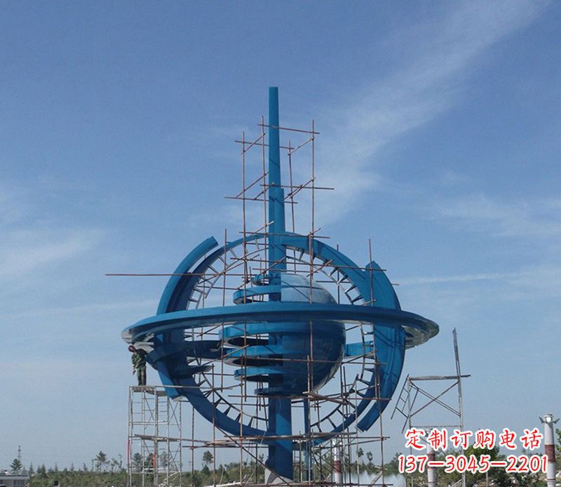 开封品质卓越的大型不锈钢地球雕塑