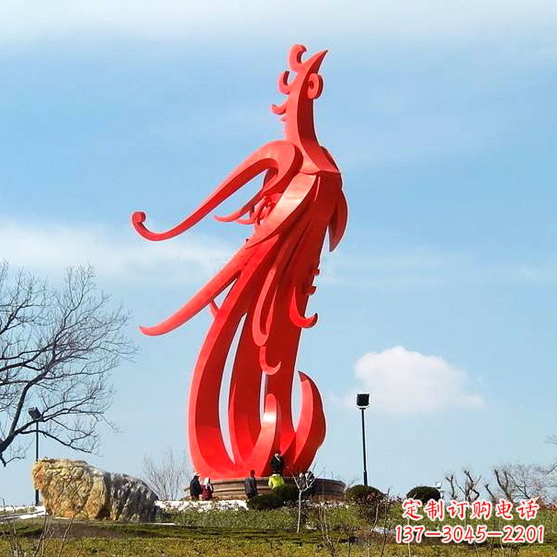 开封凤凰不锈钢雕塑，增添景区魅力