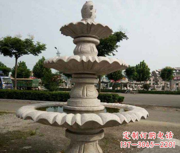 开封精美的喷泉石雕塑