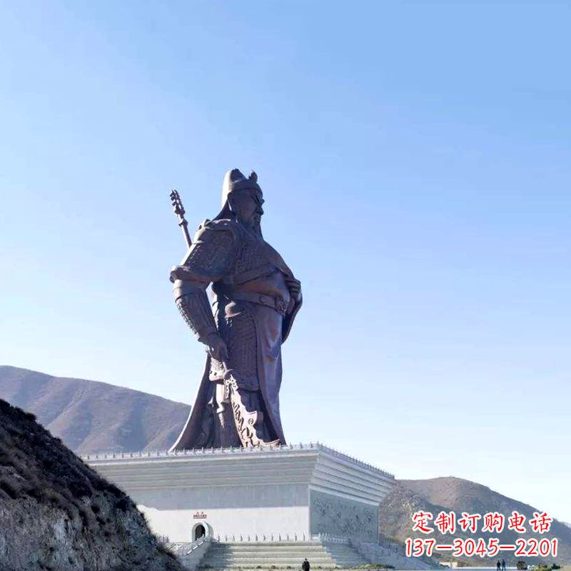 开封关公铸铜雕塑——传承三国历史文化的精美雕塑