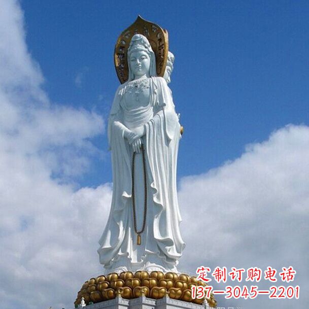 开封观音石雕大型景观雕塑