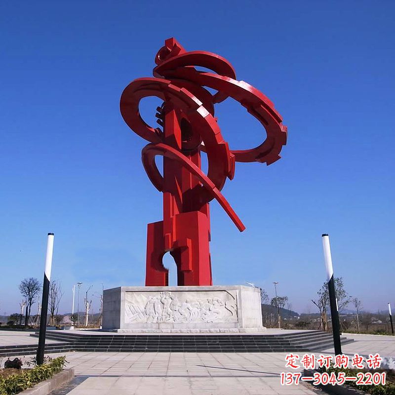 开封精美龙形不锈钢景观雕塑
