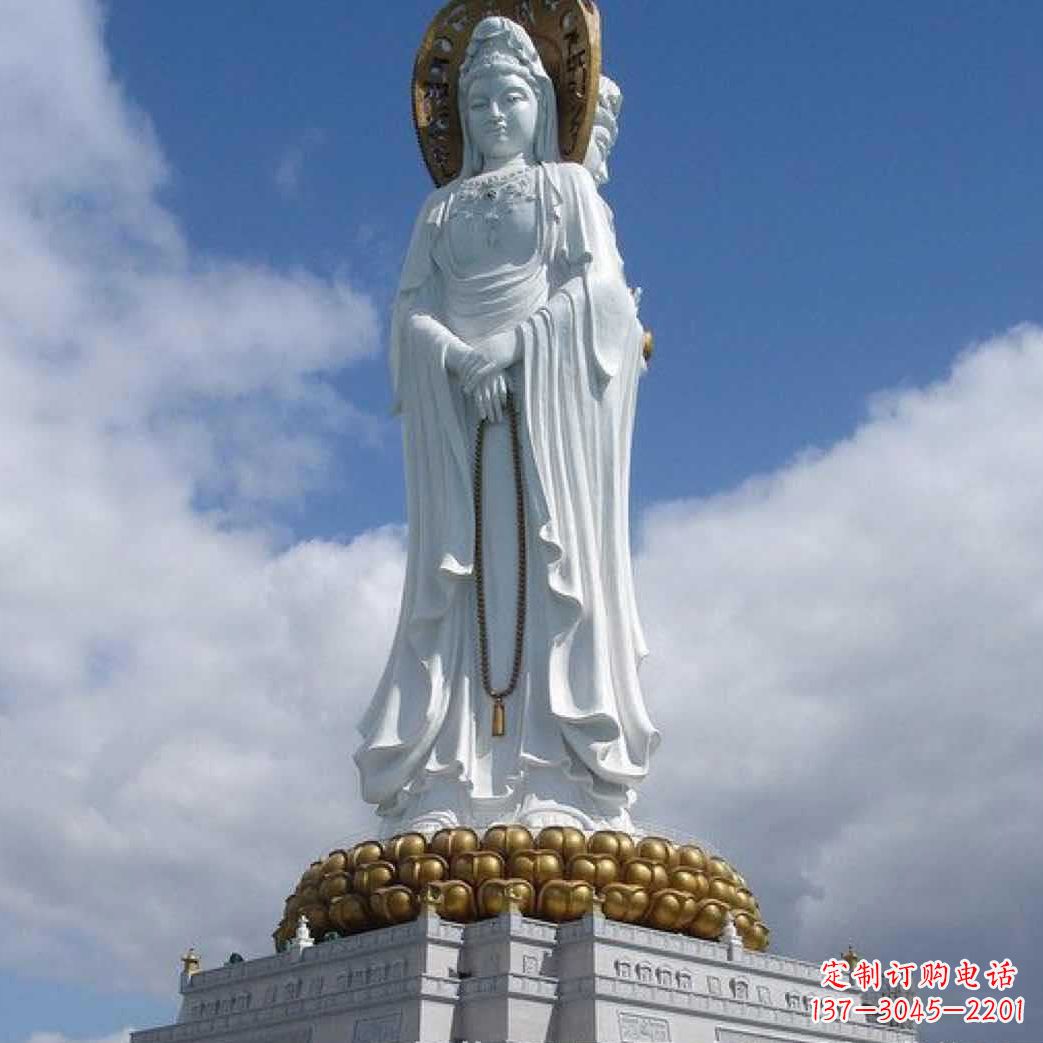 开封汇聚神灵精灵的大型观音石雕