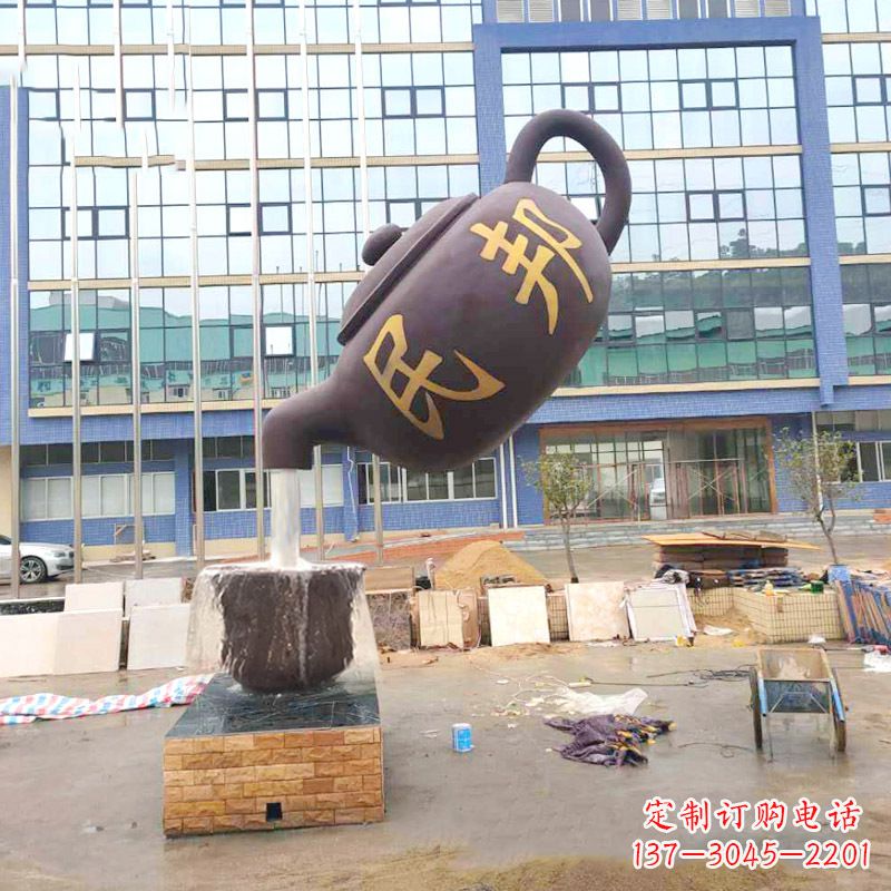 开封精美大型天壶流水喷泉雕塑