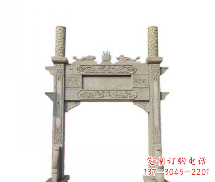 开封产品名称中领雕塑-牌坊石雕