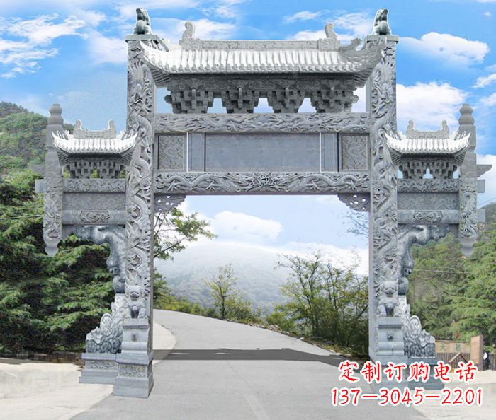 开封精美牌坊雕塑