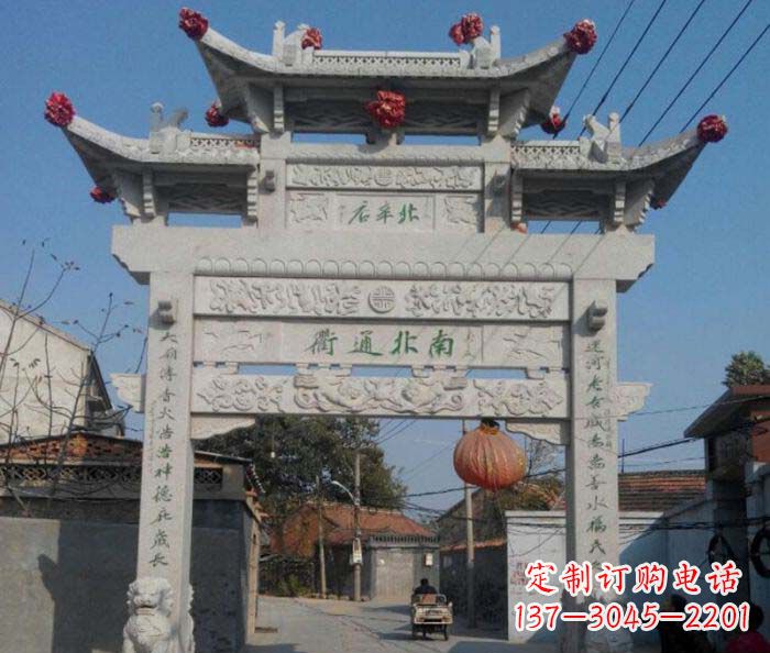 开封优质大理石牌坊雕塑