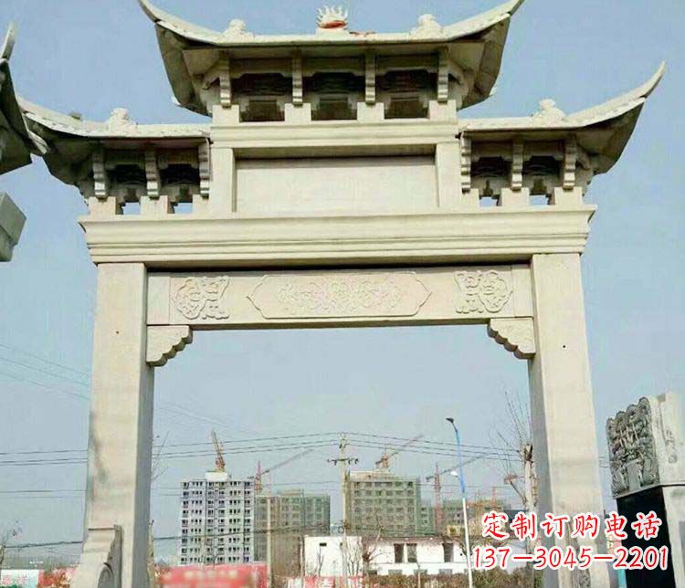 开封精美牌坊石雕