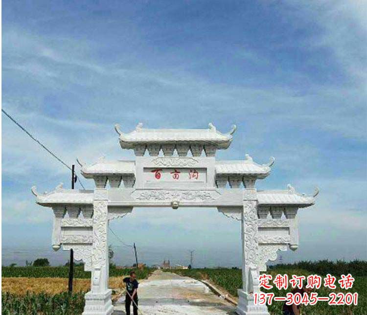 开封西方风格石牌坊石雕