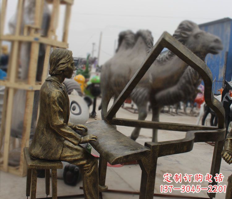 开封钢琴铜雕——表达艺术之美的完美融合