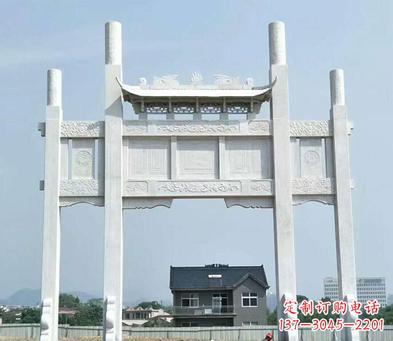 开封精美牌坊雕塑