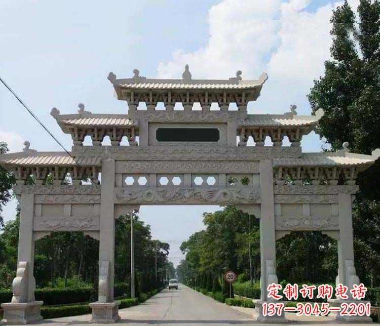 开封定制牌坊雕塑,传承中国传统文化
