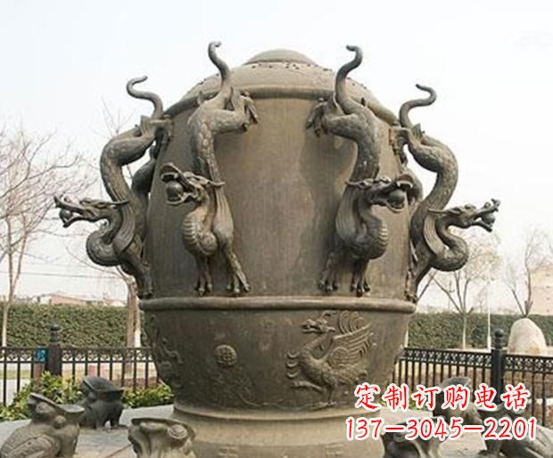 开封精美地动仪铜雕