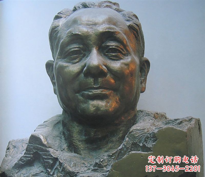 开封邓小平铜伟人校园名人铜雕