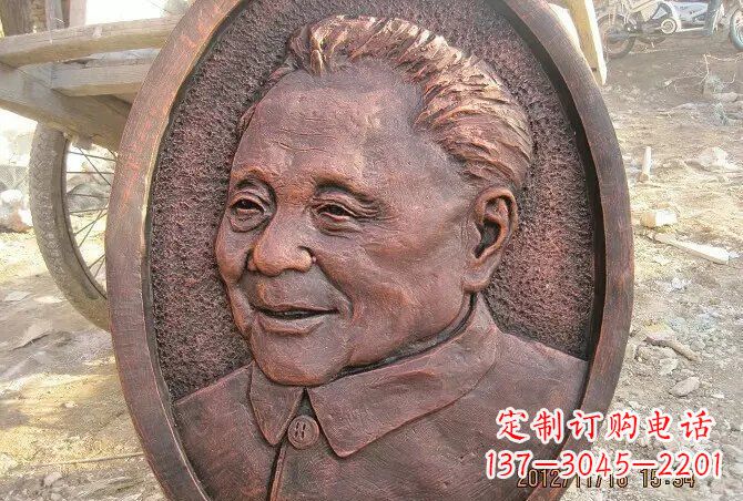 开封传承历史,永记邓小平——邓小平头像铜雕塑