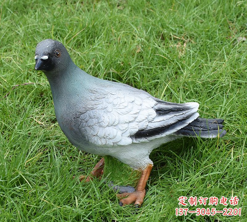 开封雕塑和平鸽少女