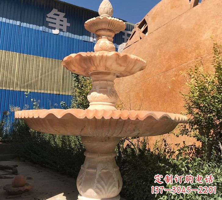 开封跌水盆喷泉石雕——精美的喷泉雕塑