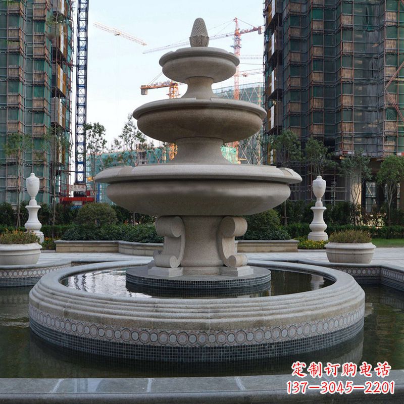 开封东阳石雕喷泉水景