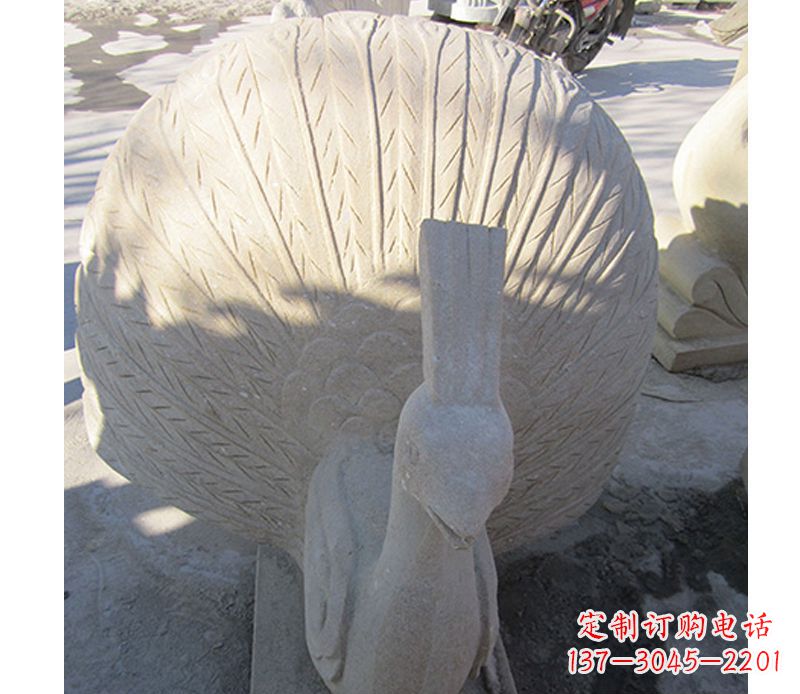 开封动物孔雀石雕