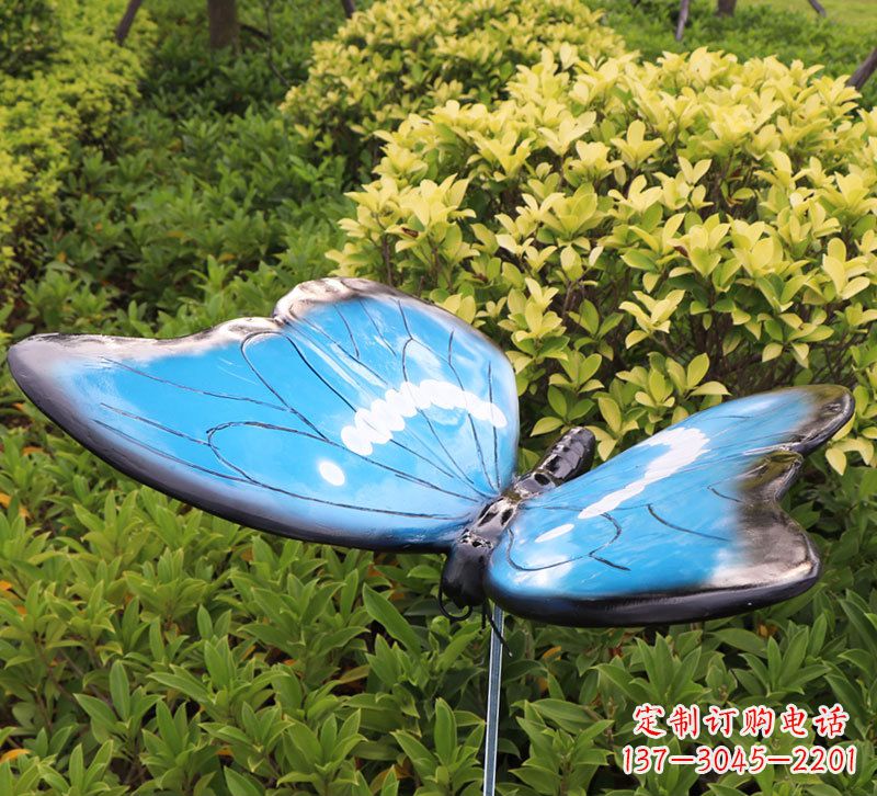 开封自然美妙的蝴蝶雕塑