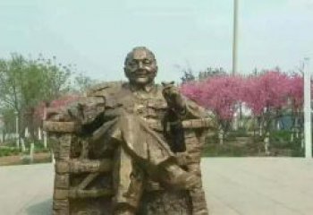 开封中领雕塑邓小平坐式铜雕