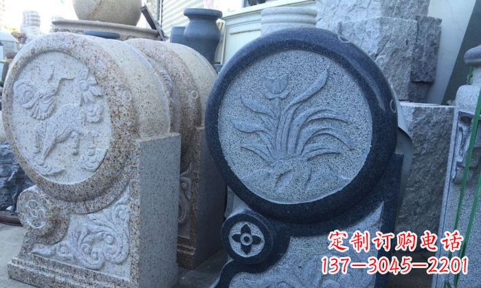 开封传统仿古抱鼓门墩雕塑