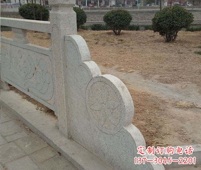 开封精美仿古护城河石雕栏板
