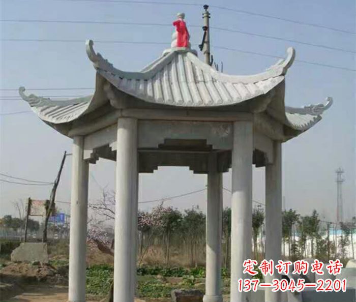开封典雅的仿古凉亭石雕