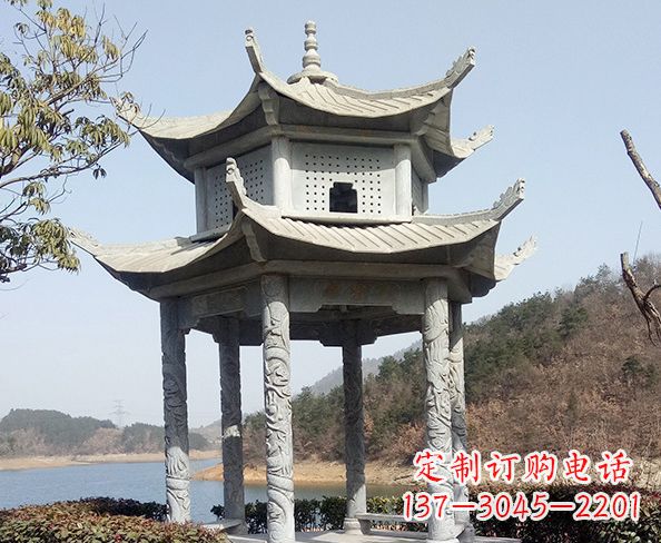 开封古典凉亭石雕
