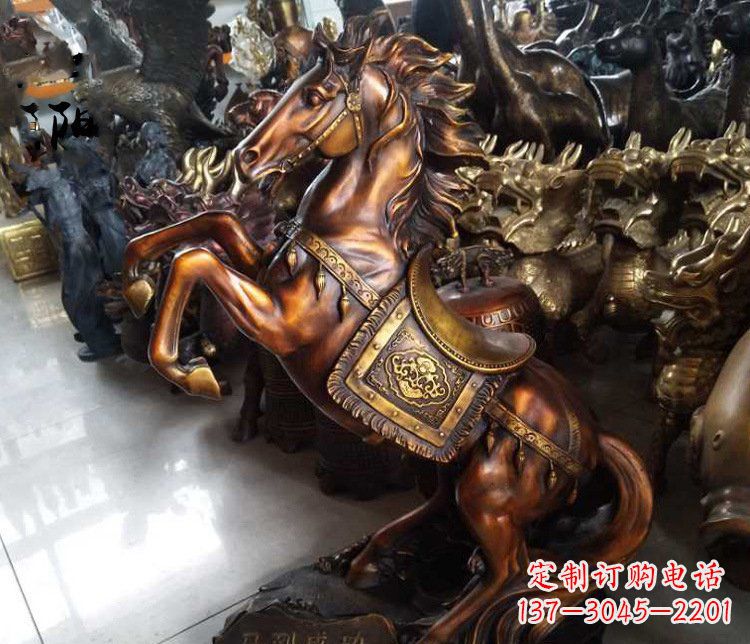 开封精致仿古马雕塑